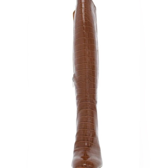 Nib Circus By Sam Edelman Clarimont Tall Stretch Knee high Boots in Mocha Croc - Picture 10 of 11
